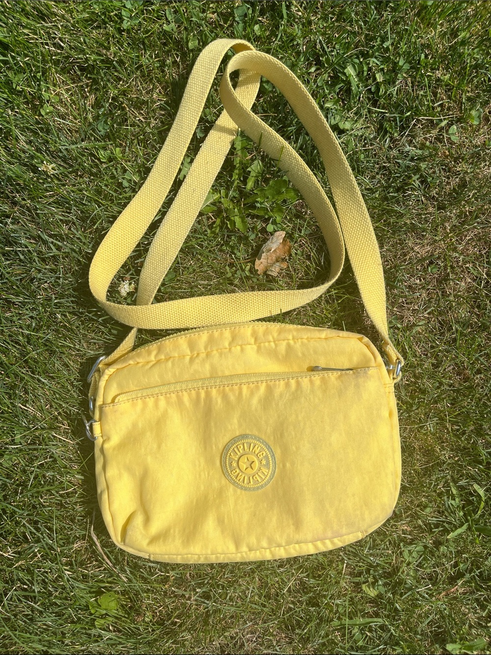 Kipling Yellow Crossbody Shoulder Bag - Casual Everyday Style
